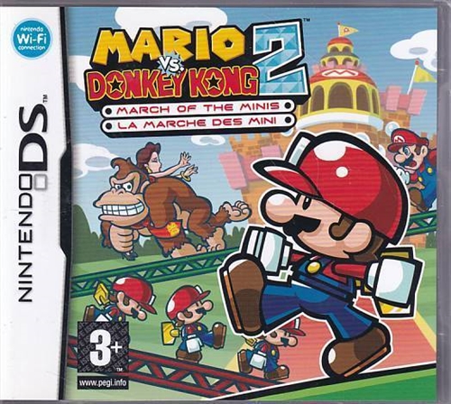 Mario vs. Donkey Kong 2 March of the minis - Fransk Cover - Nintendo DS - (A Grade) (Genbrug)